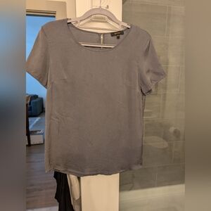 Quince Gray Women's Washable Silk Top XS